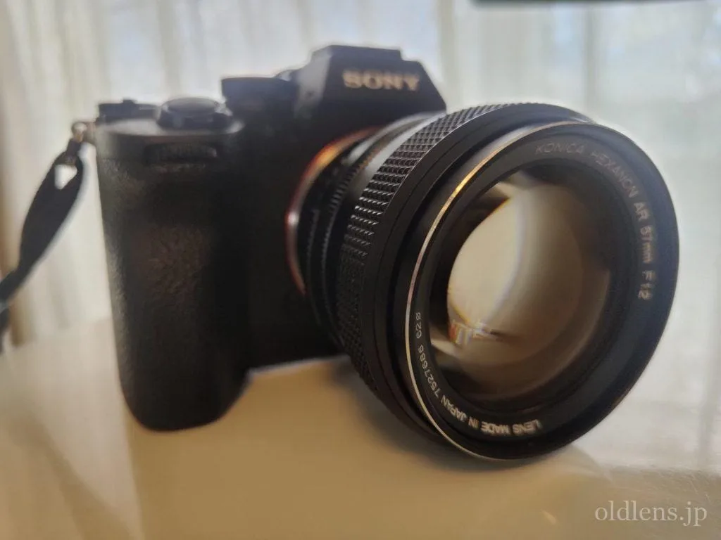 整備済　KONICA HEXANON AR 57/1.2 AE 非アトム Konica HEXANON AR 57mm F1.2 AE Review作例写りの特徴 ヘキサノン銘玉
