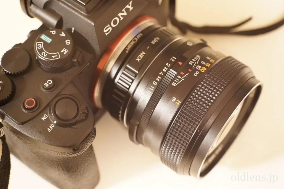 レア　希少　前期型　konica 57mm f1.2 ARマウント KONICA HEXANON AR 57mm F1.2 外観レビュー | 収差Love