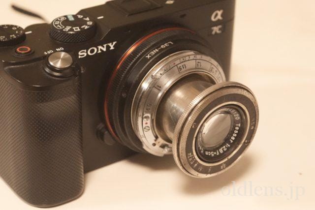 Carl Zeiss Jena Black Contax Tessar 5cm f2.8 (50mm) Sony α7c 外観レビュー