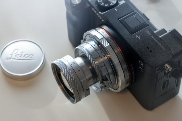 Summicron 50mm f2 1st 沈胴 L レンズ外観
